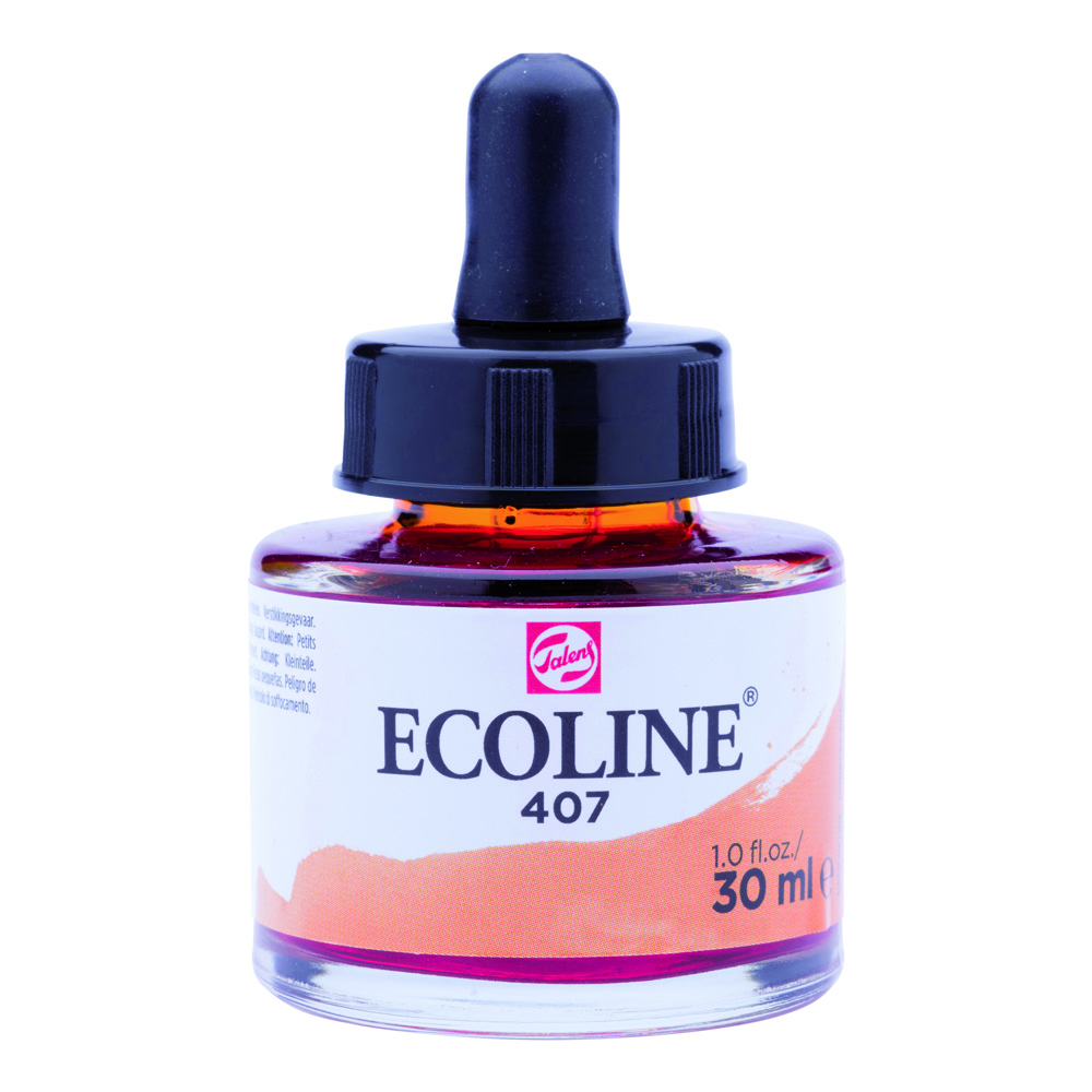 Ecoline Watercolor w/Pipette 30 ml Deep Ochre