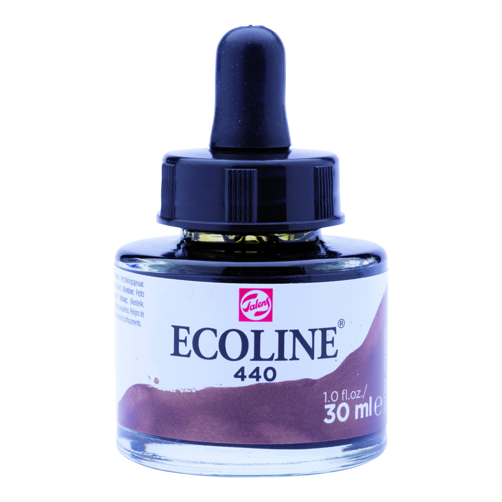 Ecoline Watercolor w/Pipette 30 ml Sepia Deep