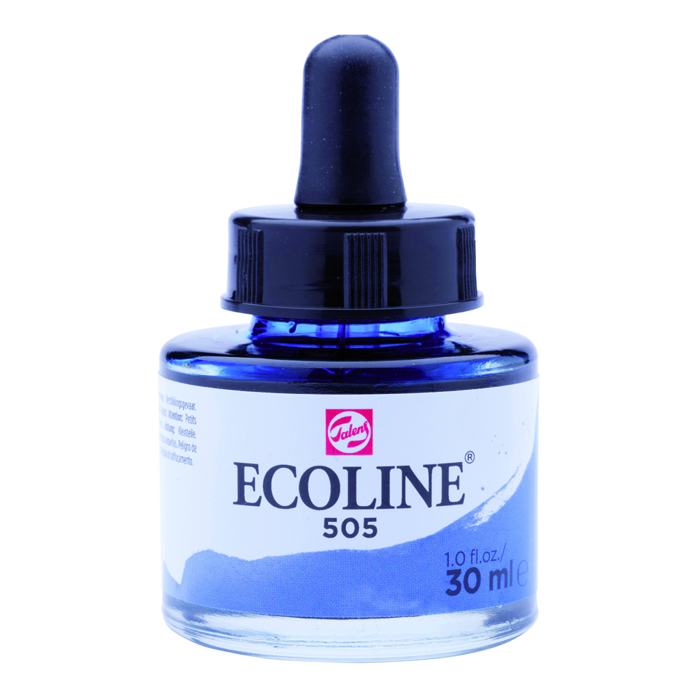 Ecoline Watercolor w/Pipette 30 ml Ultram Lt