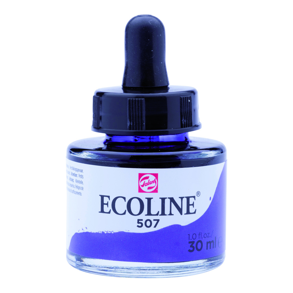 Ecoline Watercolor w/Pipette 30 ml Ult Violet