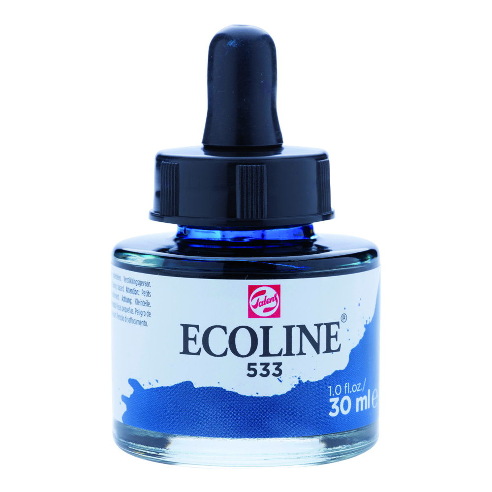 Ecoline Watercolor w/Pipette 30 ml Indigo