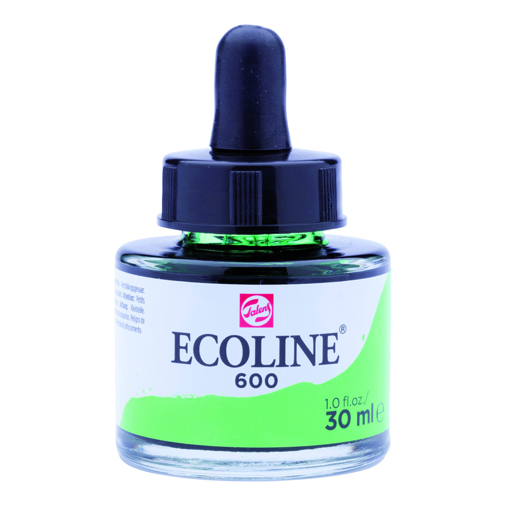 Ecoline Watercolor w/Pipette 30 ml Green