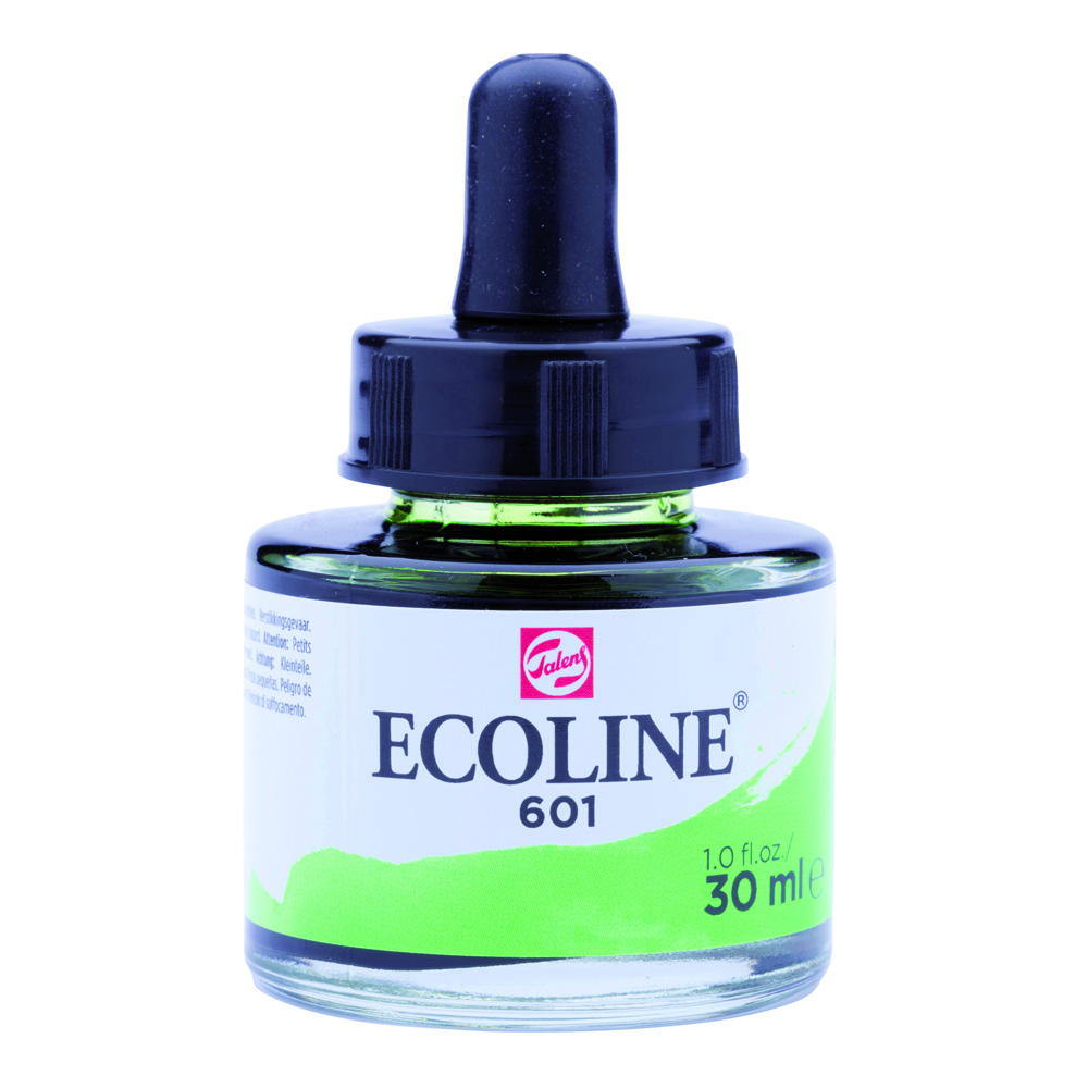 Ecoline Watercolor w/Pipette 30 ml Light Gree