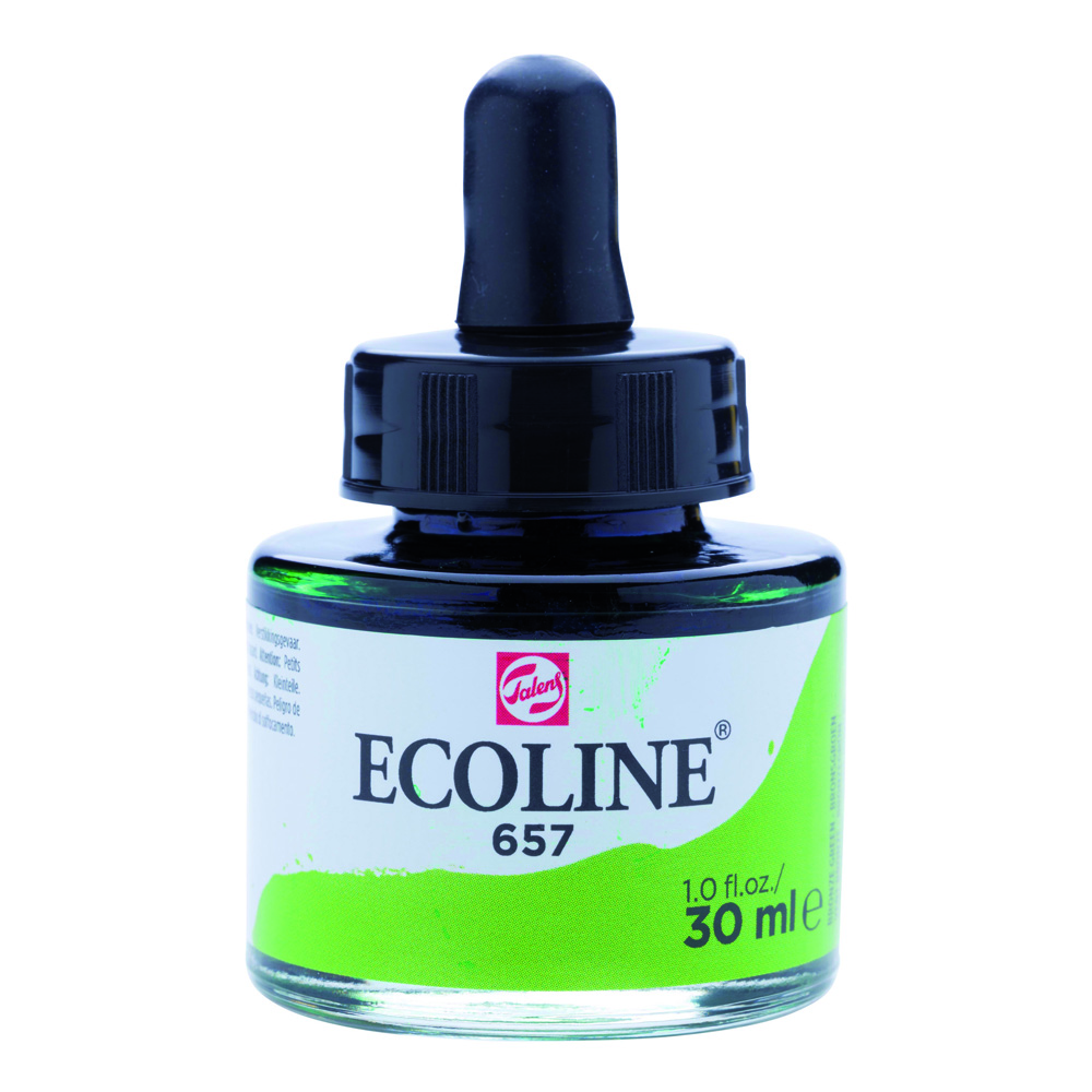 Ecoline Watercolor w/Pipette 30 ml Bronze Gn