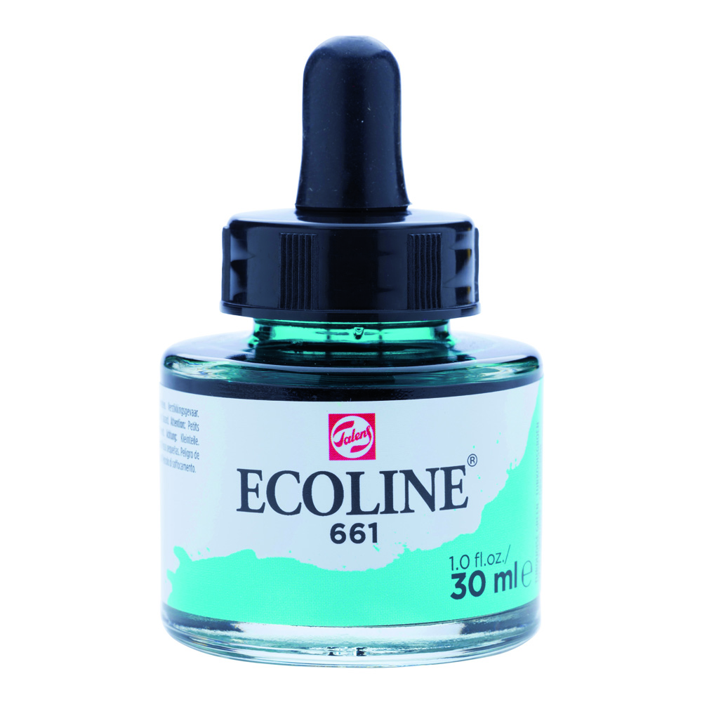 Ecoline Watercolor w/Pipette 30 ml Turq Gn