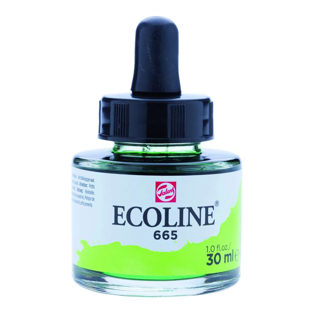 Ecoline Watercolor w/Pipette 30 ml Spring Gn