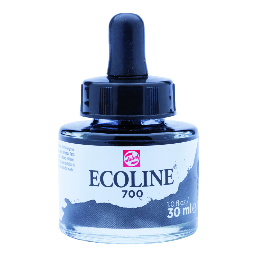 Ecoline Watercolor w/Pipette 30 ml Black