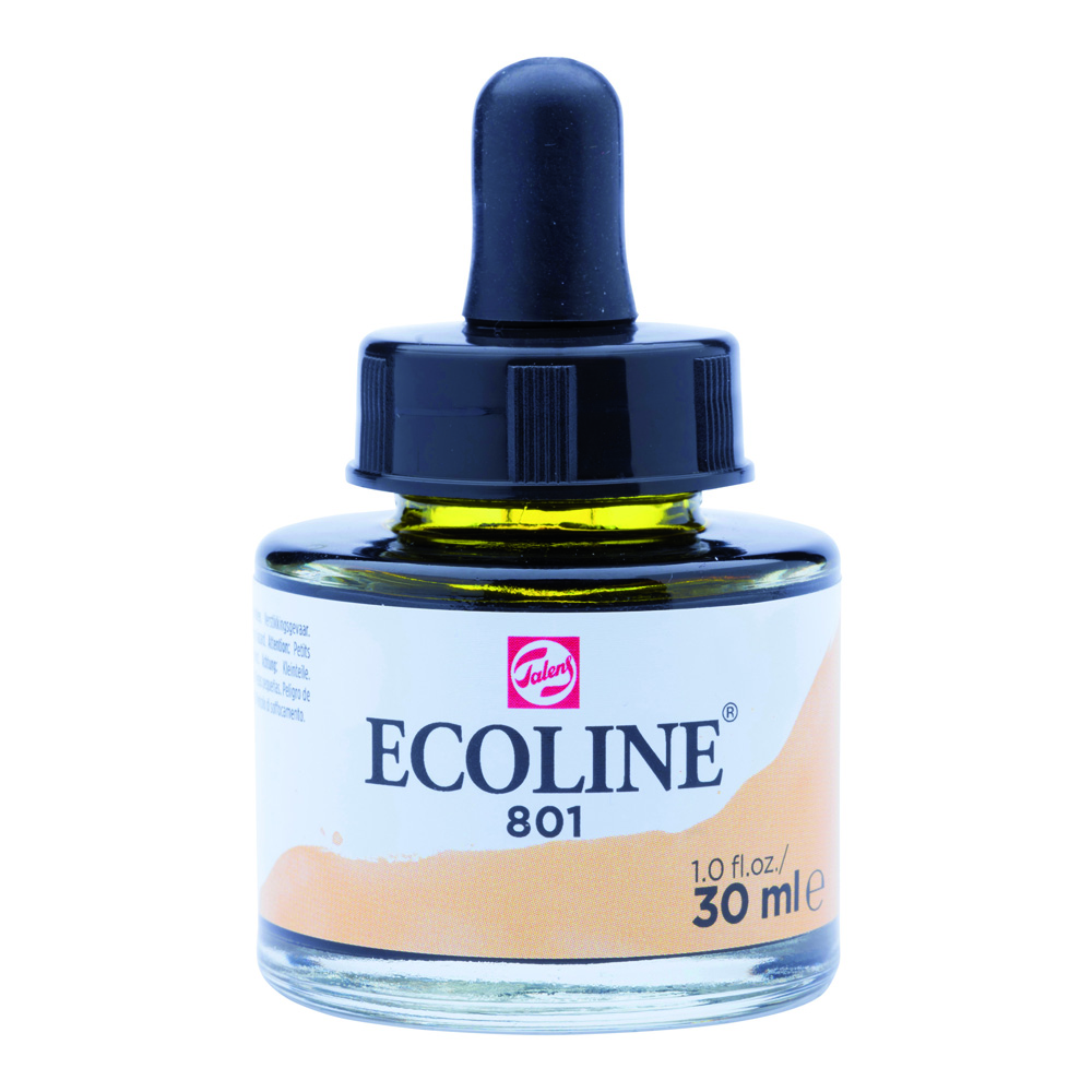 Ecoline Watercolor w/Pipette 30 ml Gold