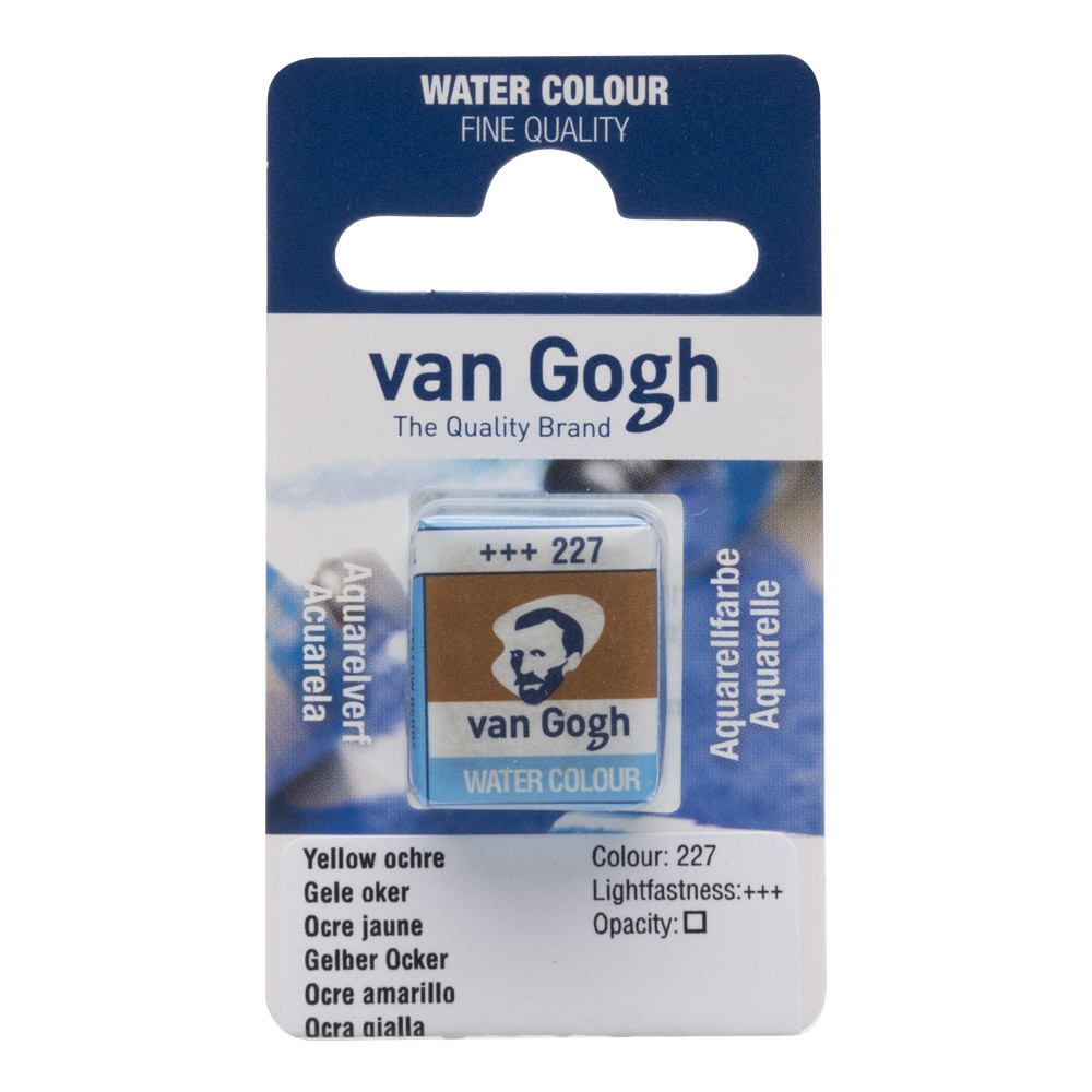 Van Gogh Watercolor Half Pan Yellow Ochre