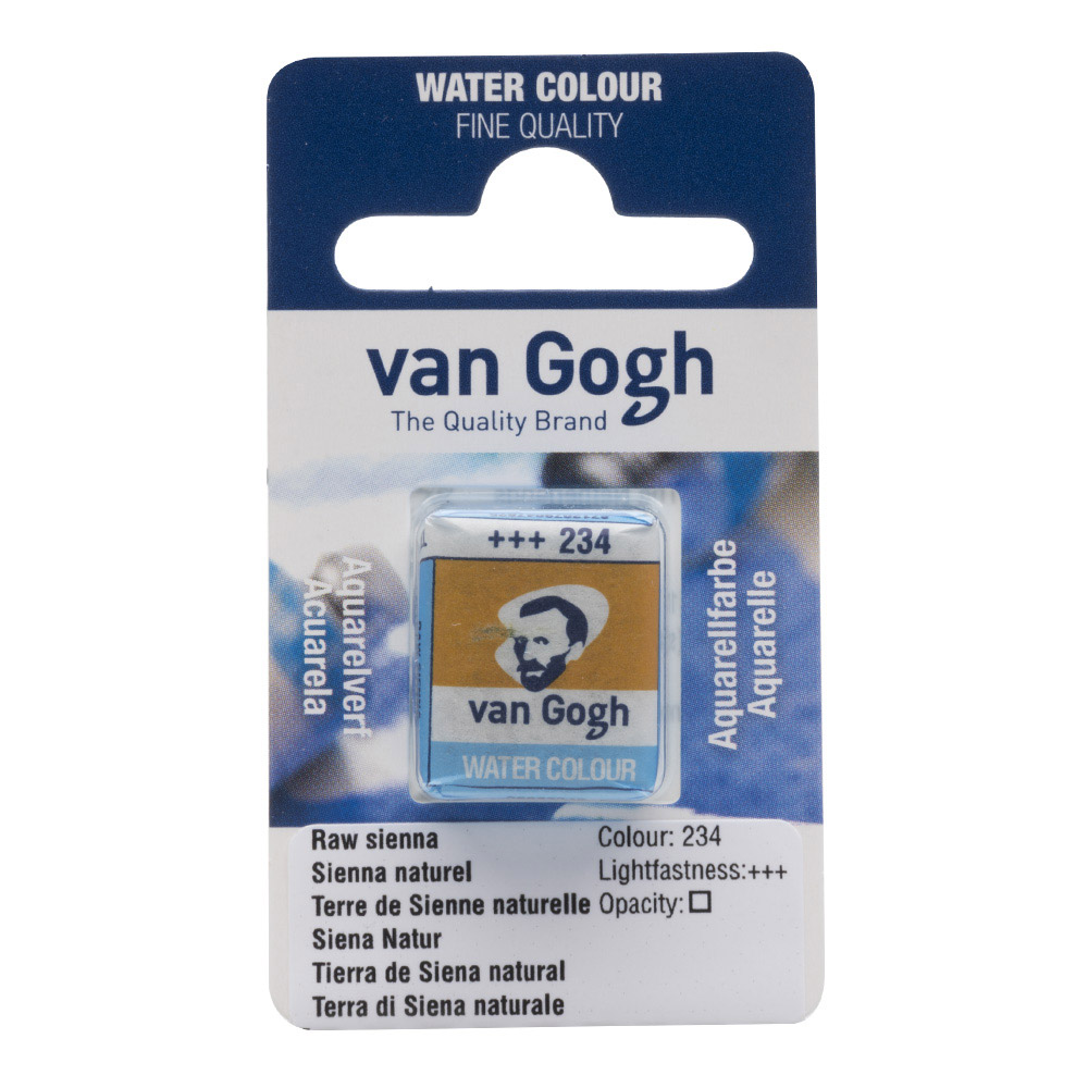 Van Gogh Watercolor Half Pan Raw Sienna