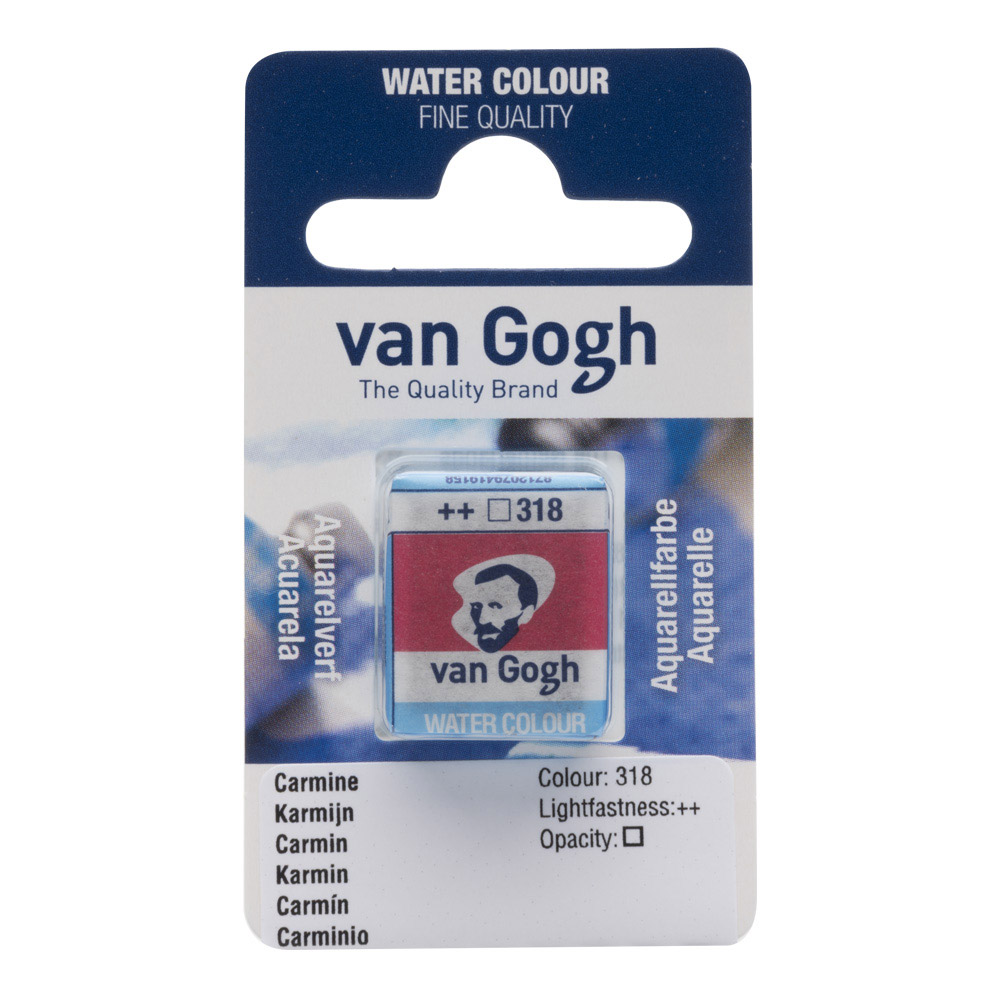 Van Gogh Watercolor Half Pan Carmine