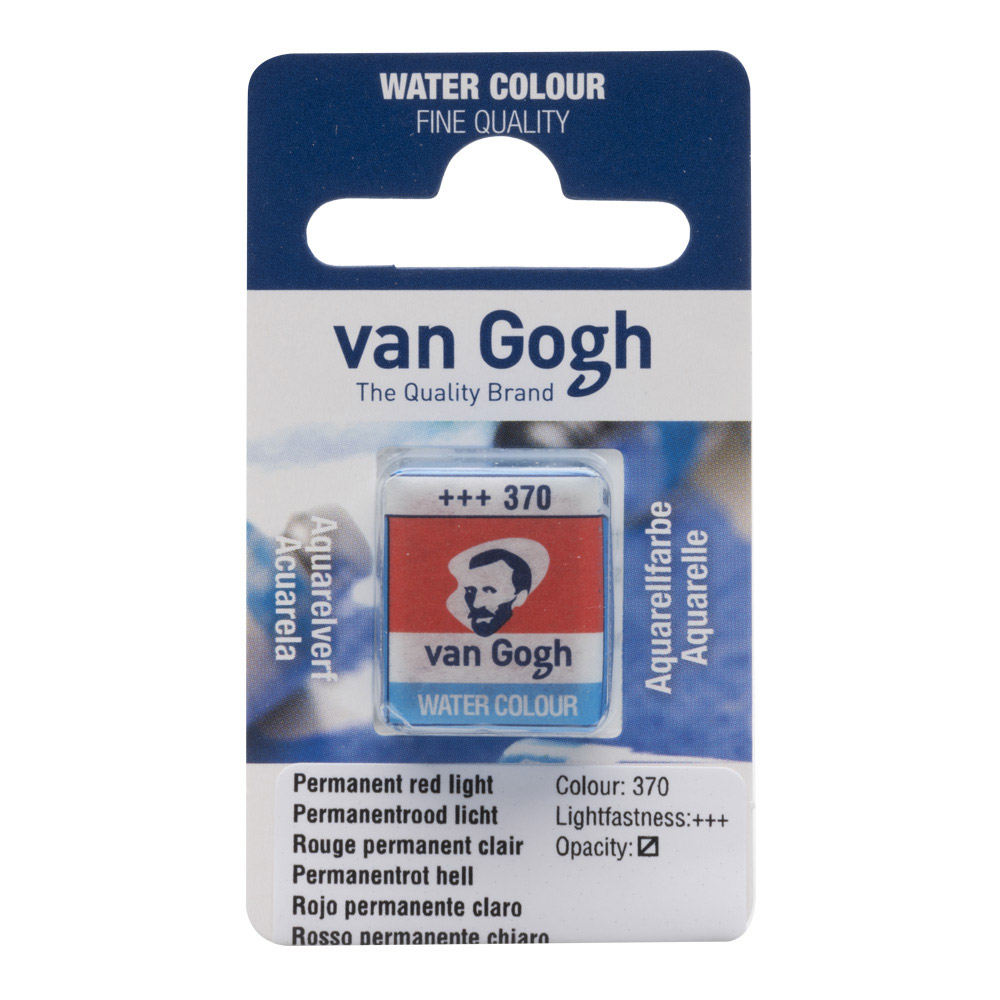 Van Gogh Watercolor Half Pan Perm Red Lt