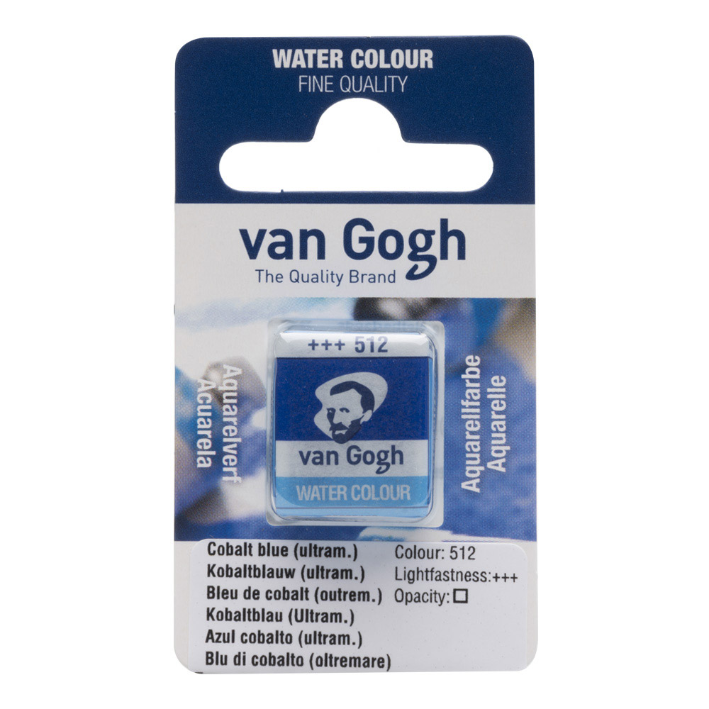 Van Gogh Watercolor Half Pan Cob Blue Ultrmar