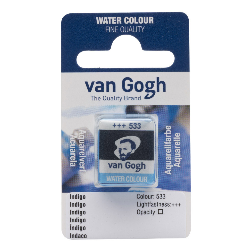 Van Gogh Watercolor Half Pan Indigo