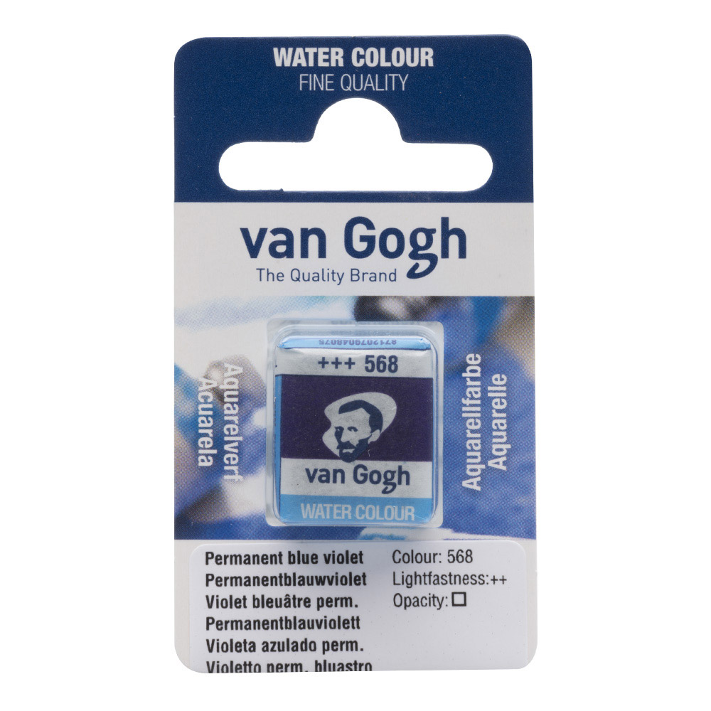 Van Gogh Watercolor Half Pan Perm Blue Vt