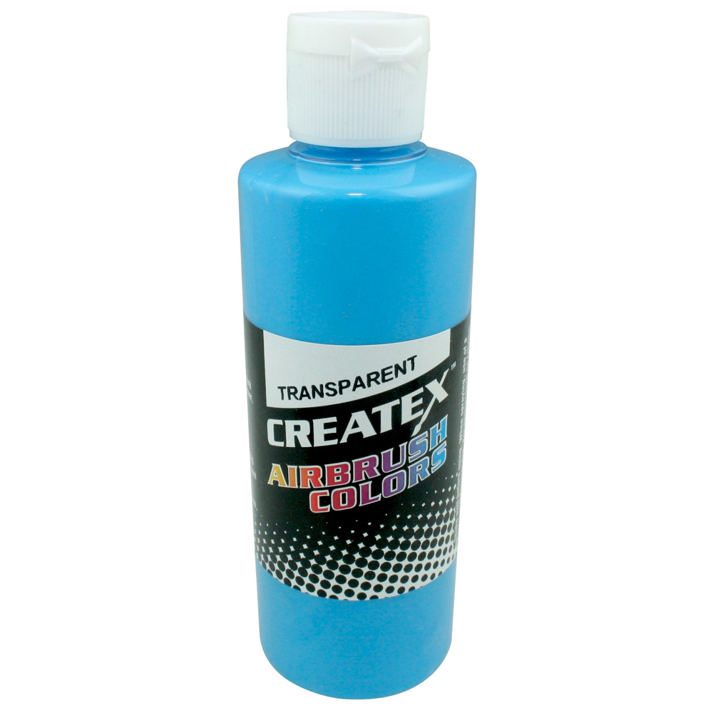 Createx 4 oz Transparent Caribbean Blue