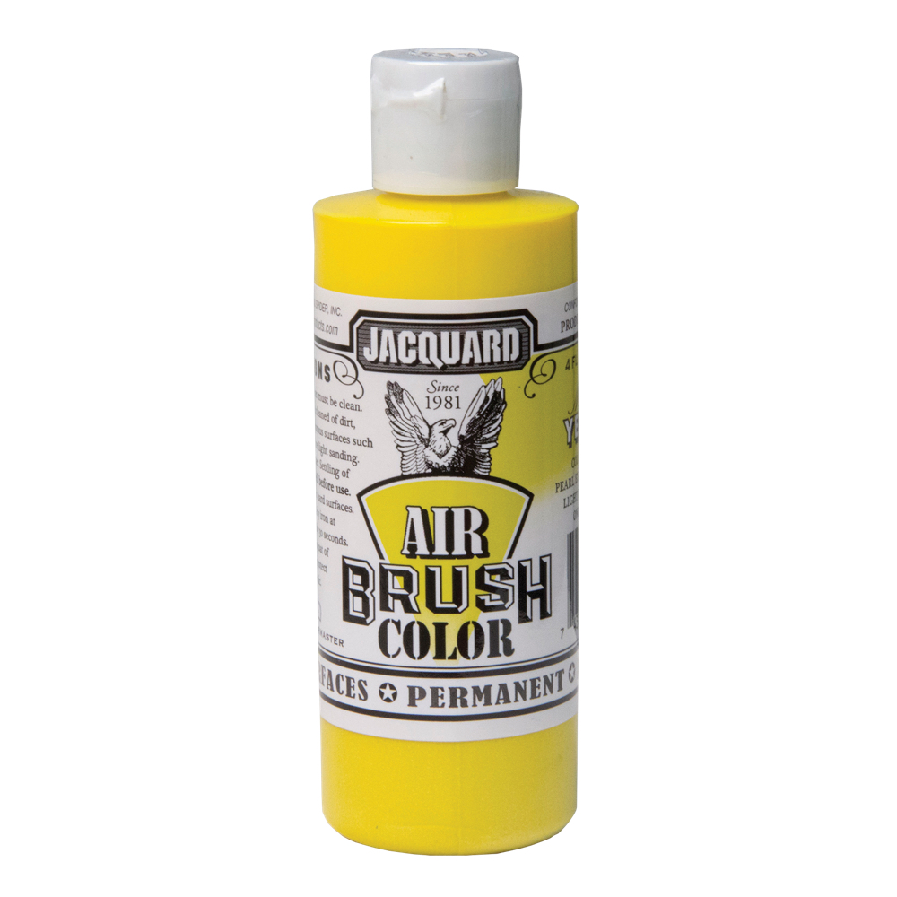 Jacquard Airbrush Color 4oz Metallic Yellow