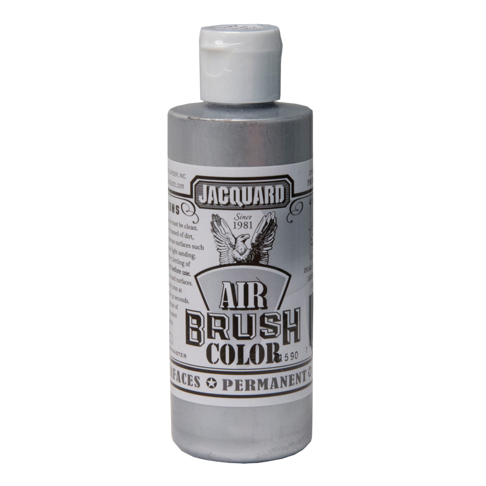 Jacquard Airbrush Color 4oz Metallic Silver