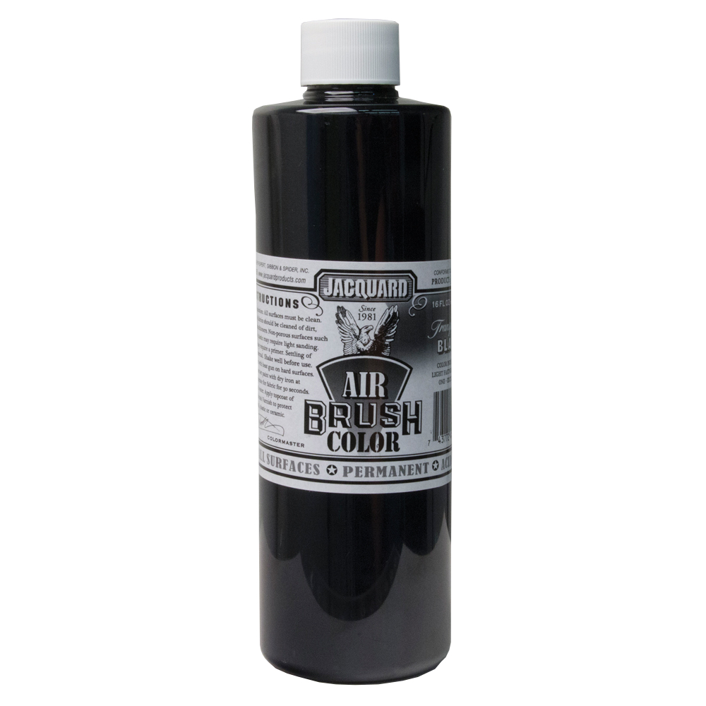 Jacquard Airbrush Color 16oz Trans Black