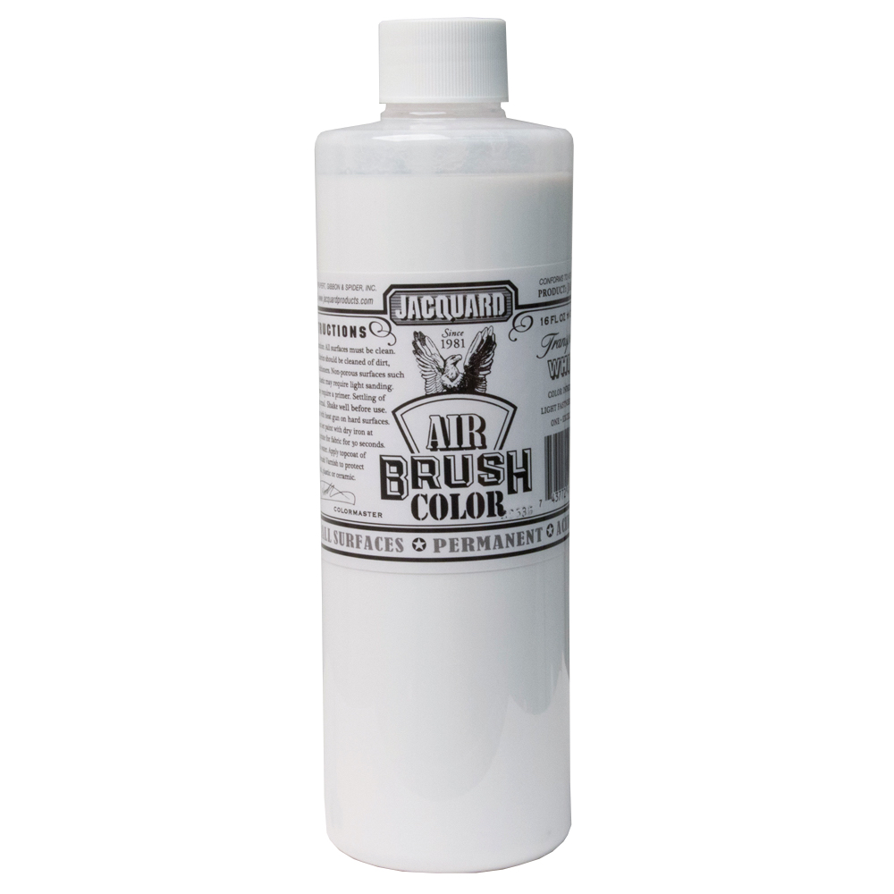 Jacquard Airbrush Color 16oz Trans White