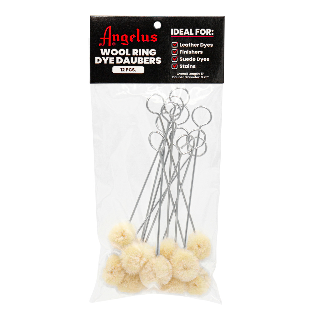 Angelus Wool Ring Dye Daubers Pack/12