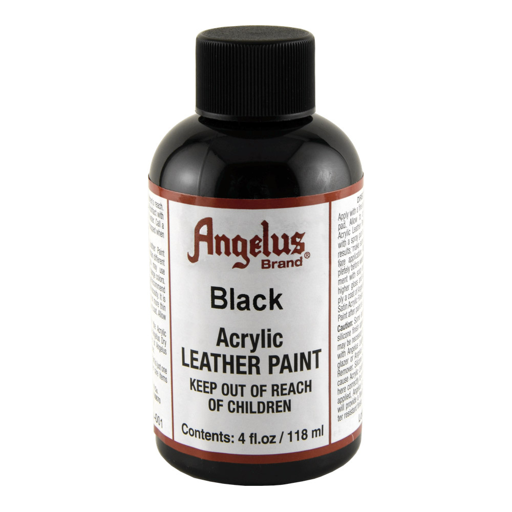 Angelus Leather Paint 4 oz Black