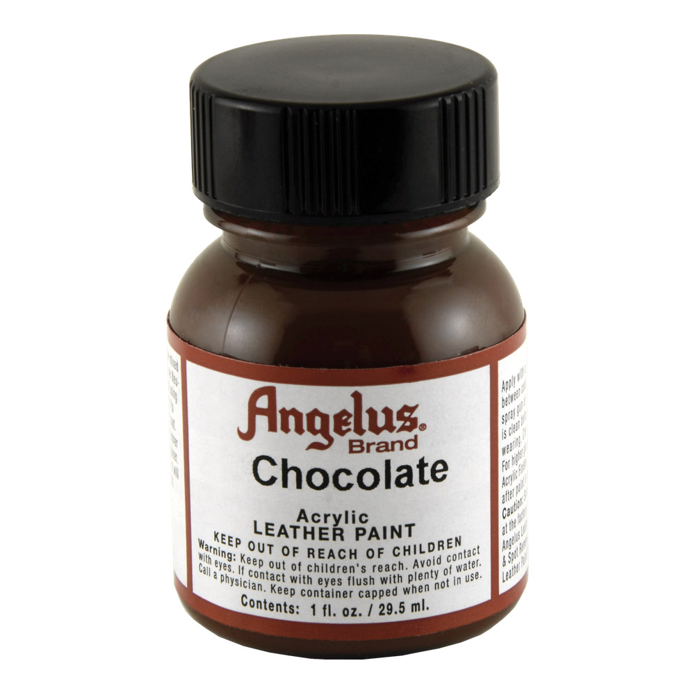 Angelus Leather Paint 1 oz Chocolate