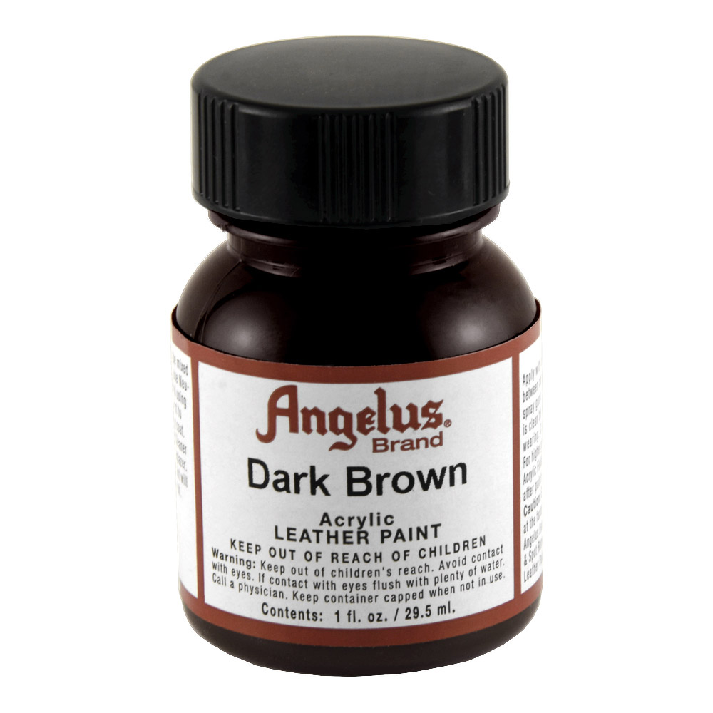 Angelus Leather Paint 1 oz Dark Brown