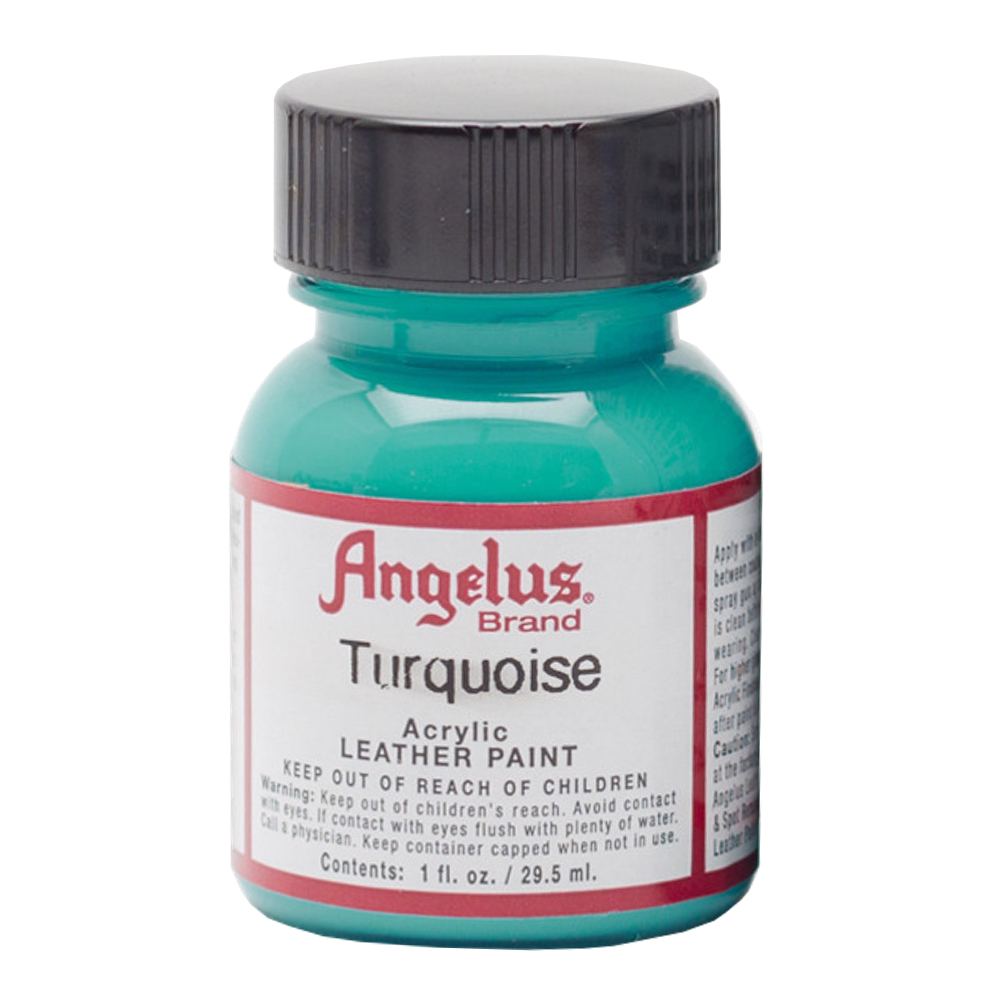 Angelus Leather Paint 1 oz Turquoise