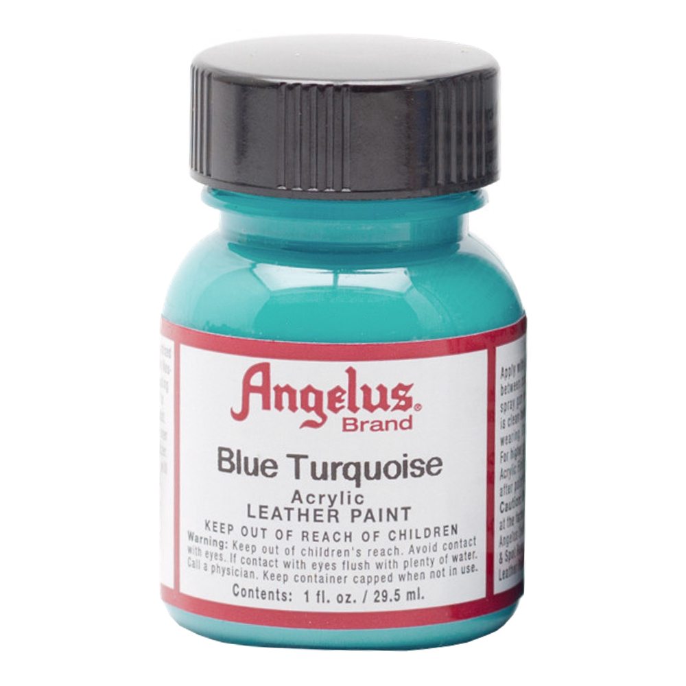 Turquoise - Angelus Acrylic Leather Paint - 29.5 ml (1 oz.)