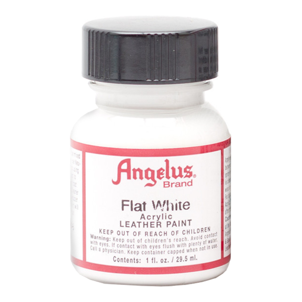 Angelus Leather Paint 1 oz Flat White