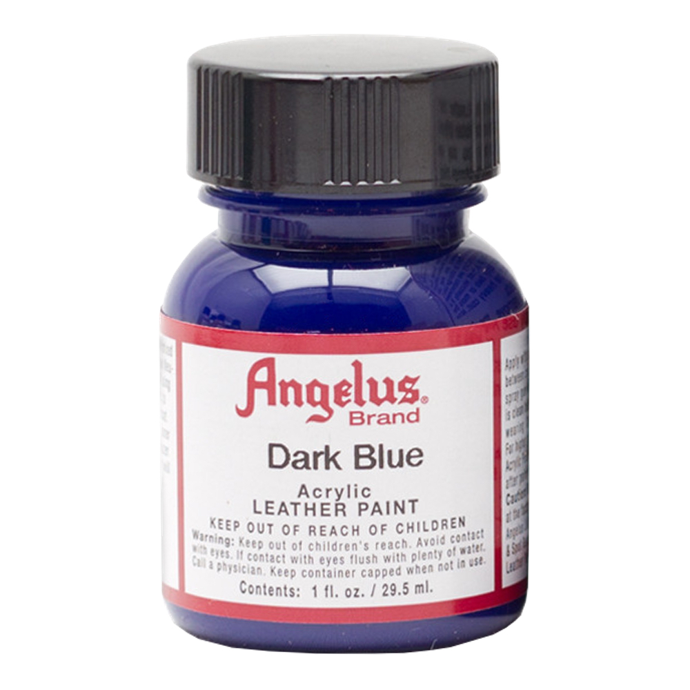 Angelus Leather Paint 1 oz Dark Blue