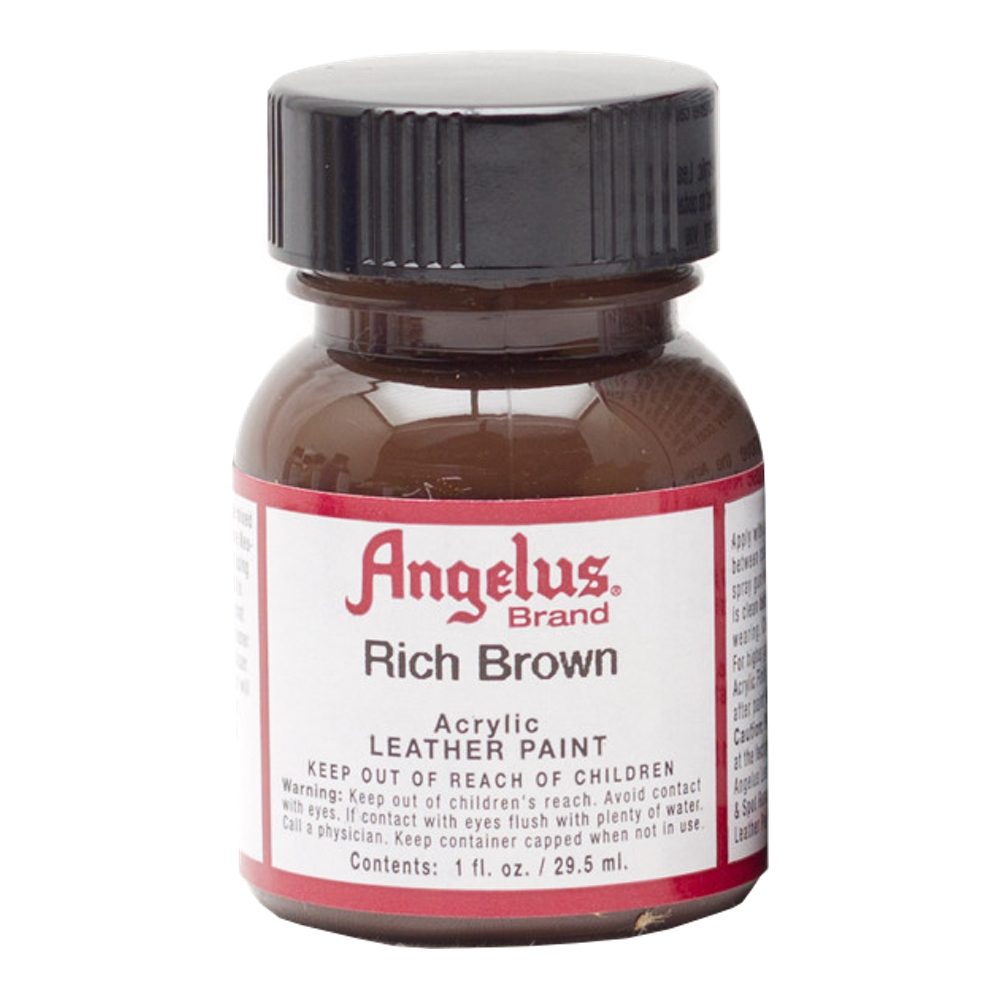 Angelus Leather Paint 1 oz Rich Brown