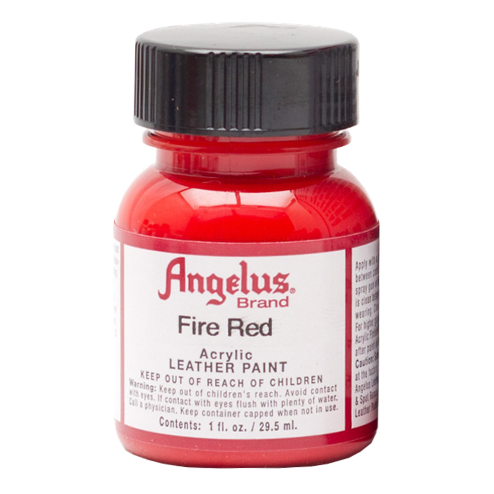 Angelus Leather Paint 1 oz Fire Red