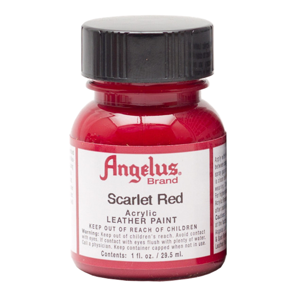 Angelus Leather Paint 1 oz Scarlet