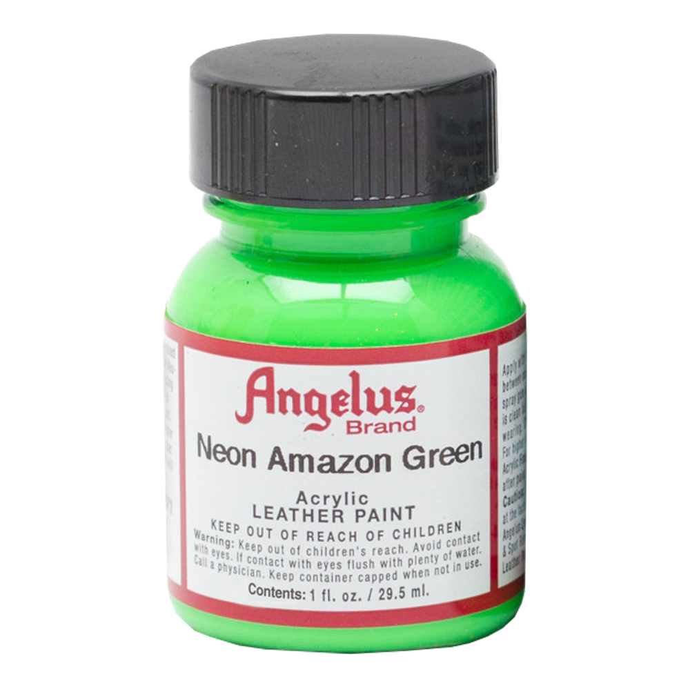 Angelus Leather Paint 1 oz Neon Amazon Green