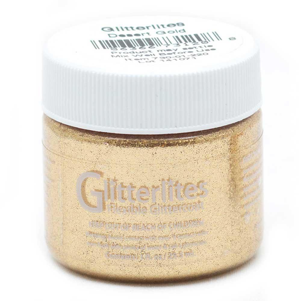 Angelus Paint Glitterlites 1 oz Desert Gold