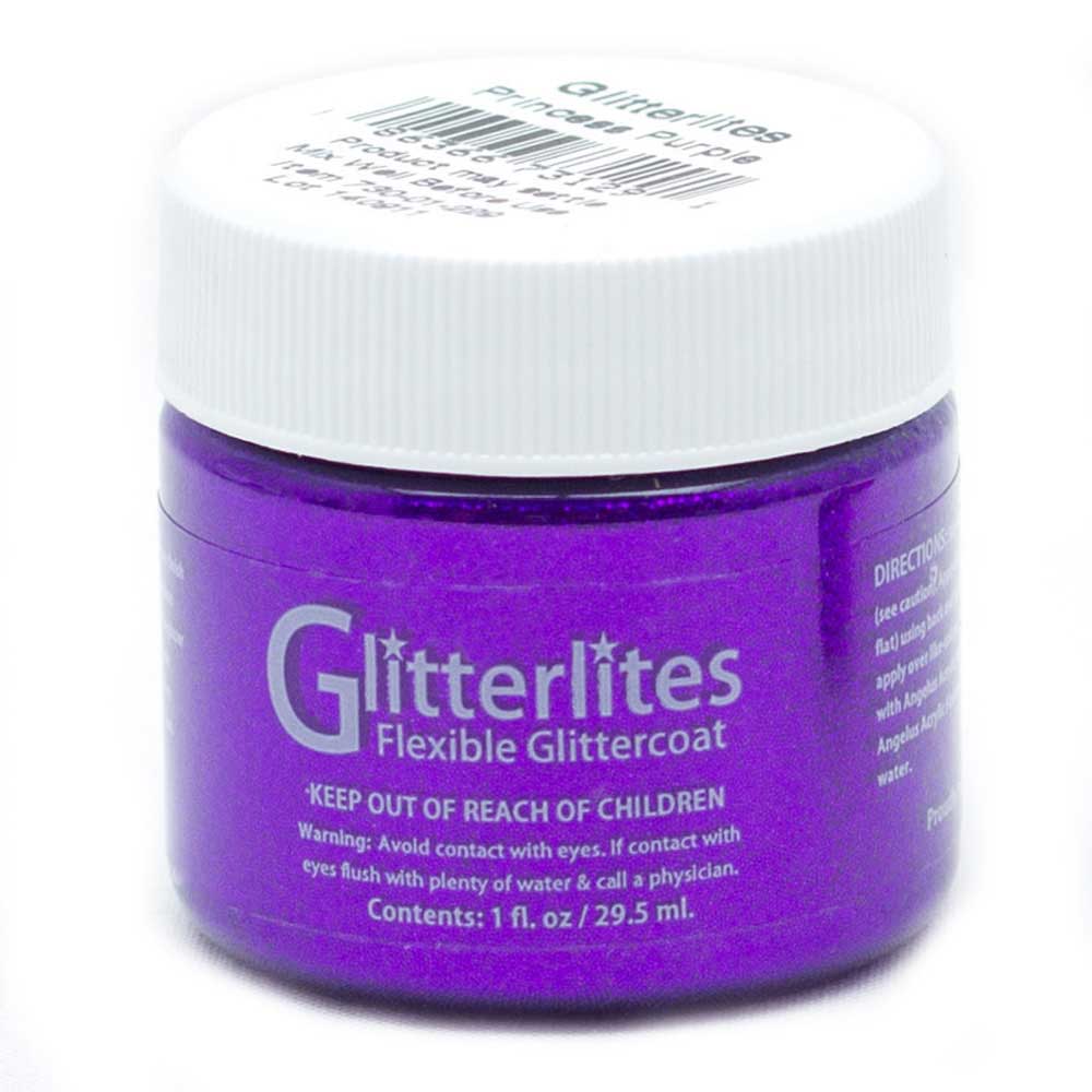 Angelus Paint Glitterlites 1 oz Princess Prpl