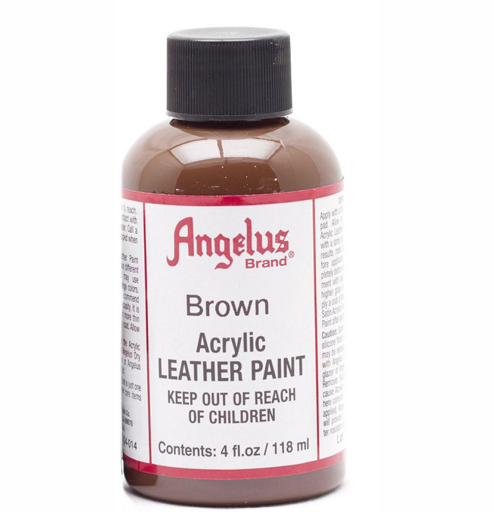 Angelus Leather Paint 4 oz Brown