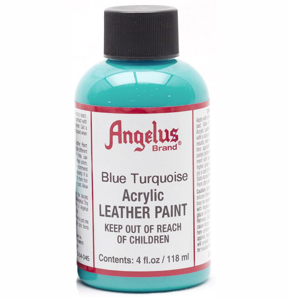 Angelus Leather Paint 4 oz Turquoise