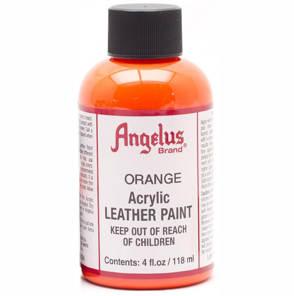 Angelus Leather Paint 4 oz Orange