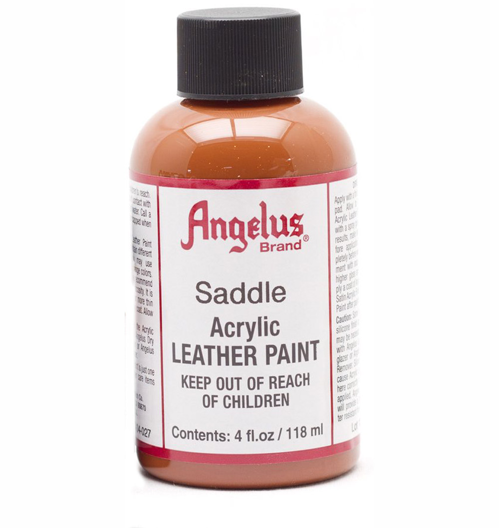 Angelus Leather Paint 4 oz Saddle