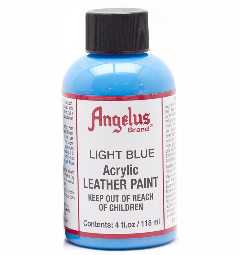 Angelus Leather Paint 4 oz Light Blue