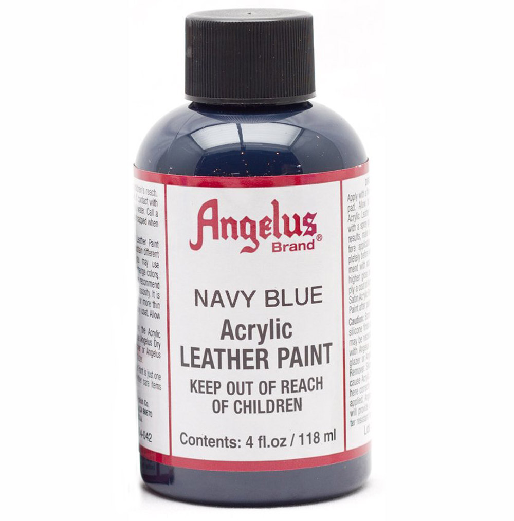 Angelus Leather Paint 4 oz Navy