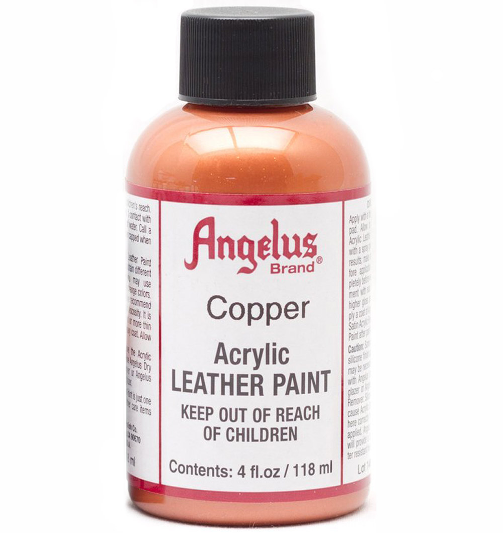 Angelus Leather Paint 4 oz Copper