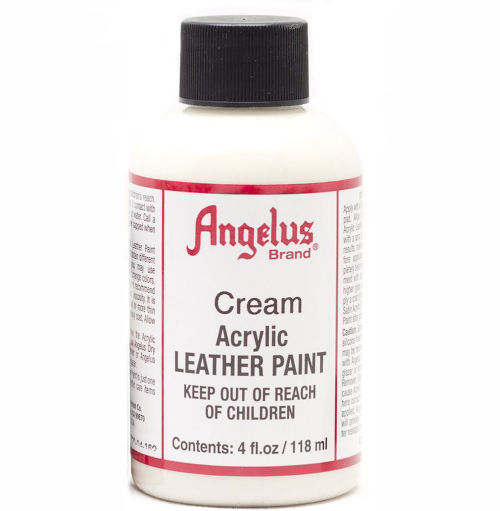 Angelus Leather Paint 4 oz Cream