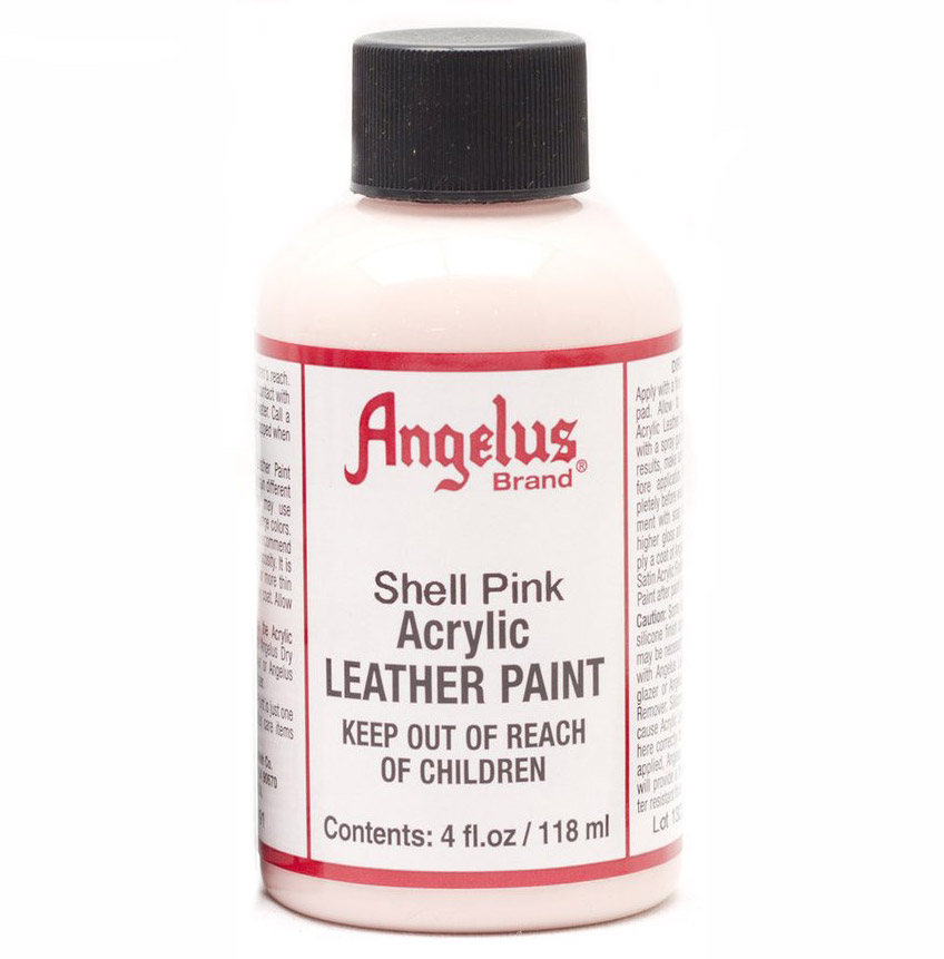 Angelus Leather Paint 4 oz Shell Pink