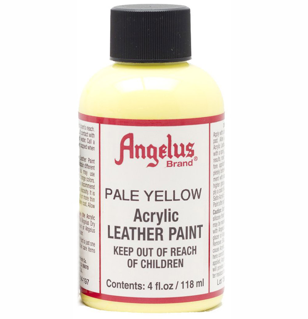 Angelus Leather Paint 4 oz Pale Yellow