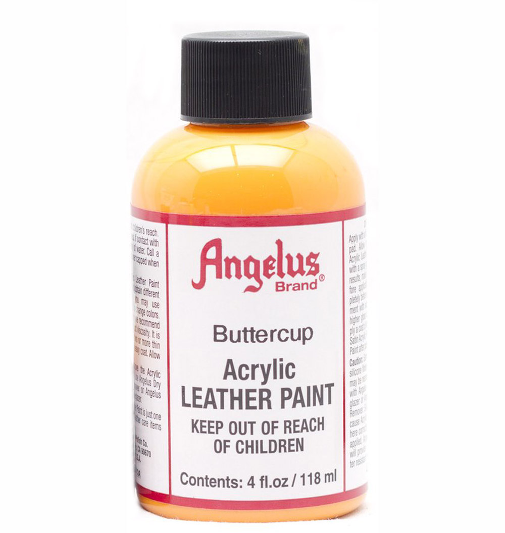 Angelus Leather Paint 4 oz Buttercup