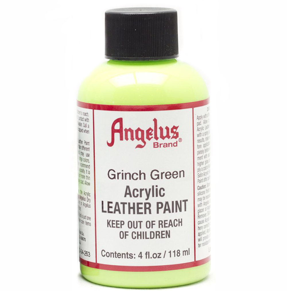 Angelus Leather Paint 4 oz Grinch Green